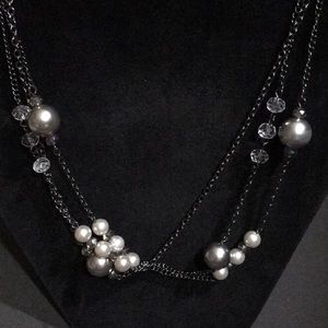 Maurices pearl single strand long necklace